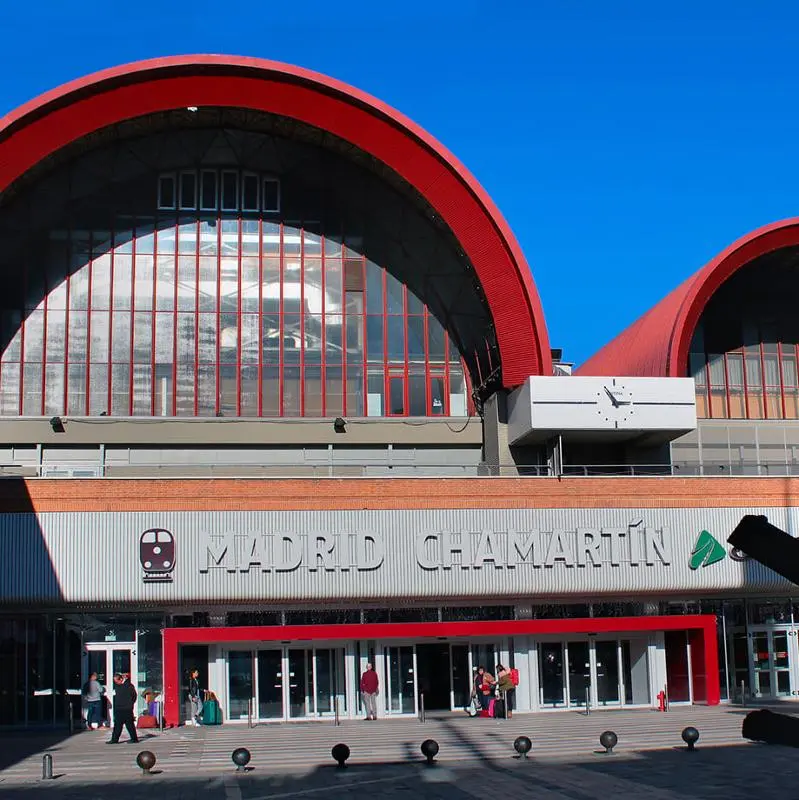 手荷物預かり所 Madrid Chamartín駅