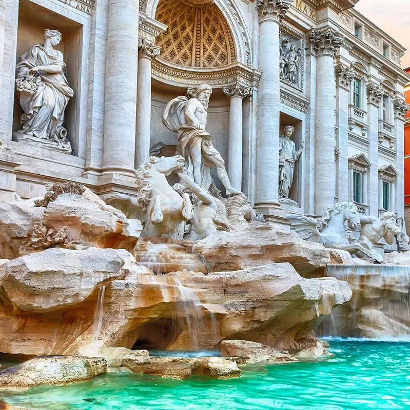Bagagekluis Trevi Fountain