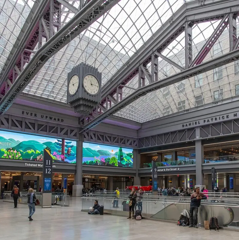 Bagagekluis Station New York Moynihan Train Hall